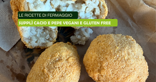 💚 Supplì cacio e pepe vegani e senza glutine 🌱