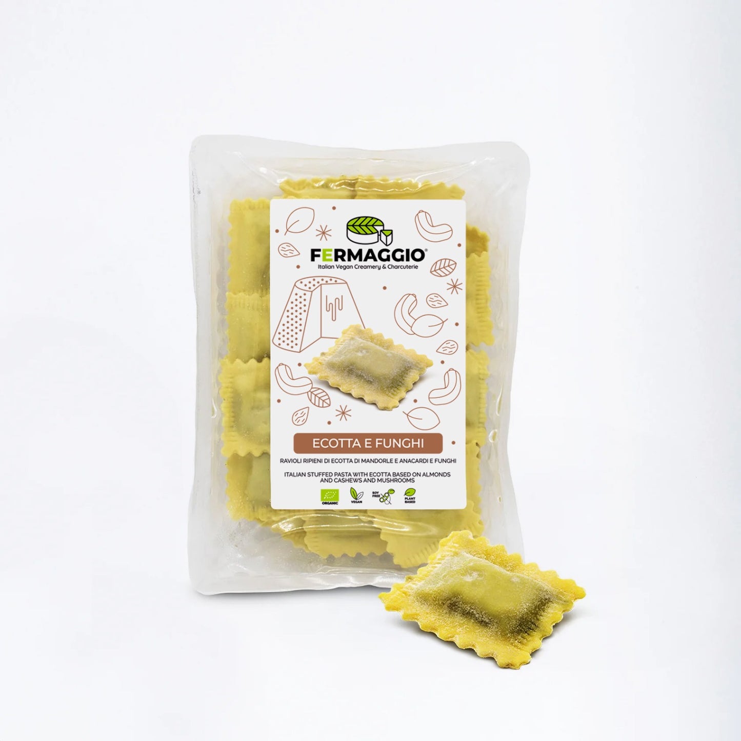 Ravioli Fermaggio® Ecotta e Funghi 250g Bio