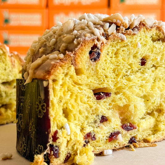 Rondinella Dolce di Pasqua - Cranberry, glassa e granella di mandorle  BIO 600g - Fermaggio®