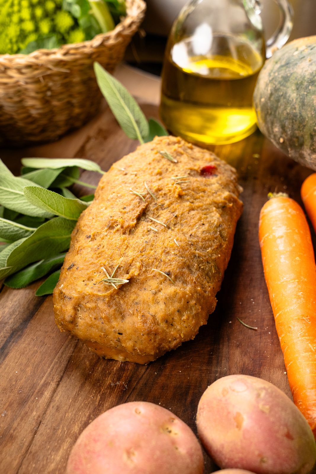 Arrosto vegetale all'italiana con glutine Bio 750g - Fermaggio®