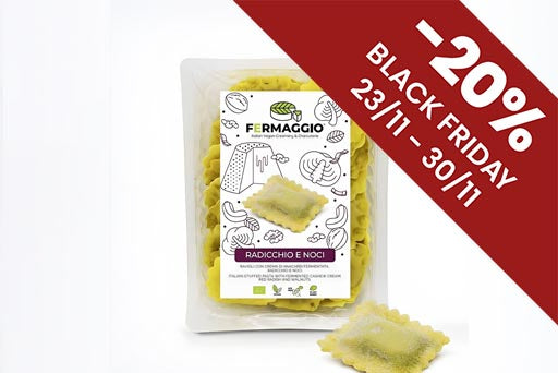 Ravioli Fermaggio® Radicchio e noci 250g Bio