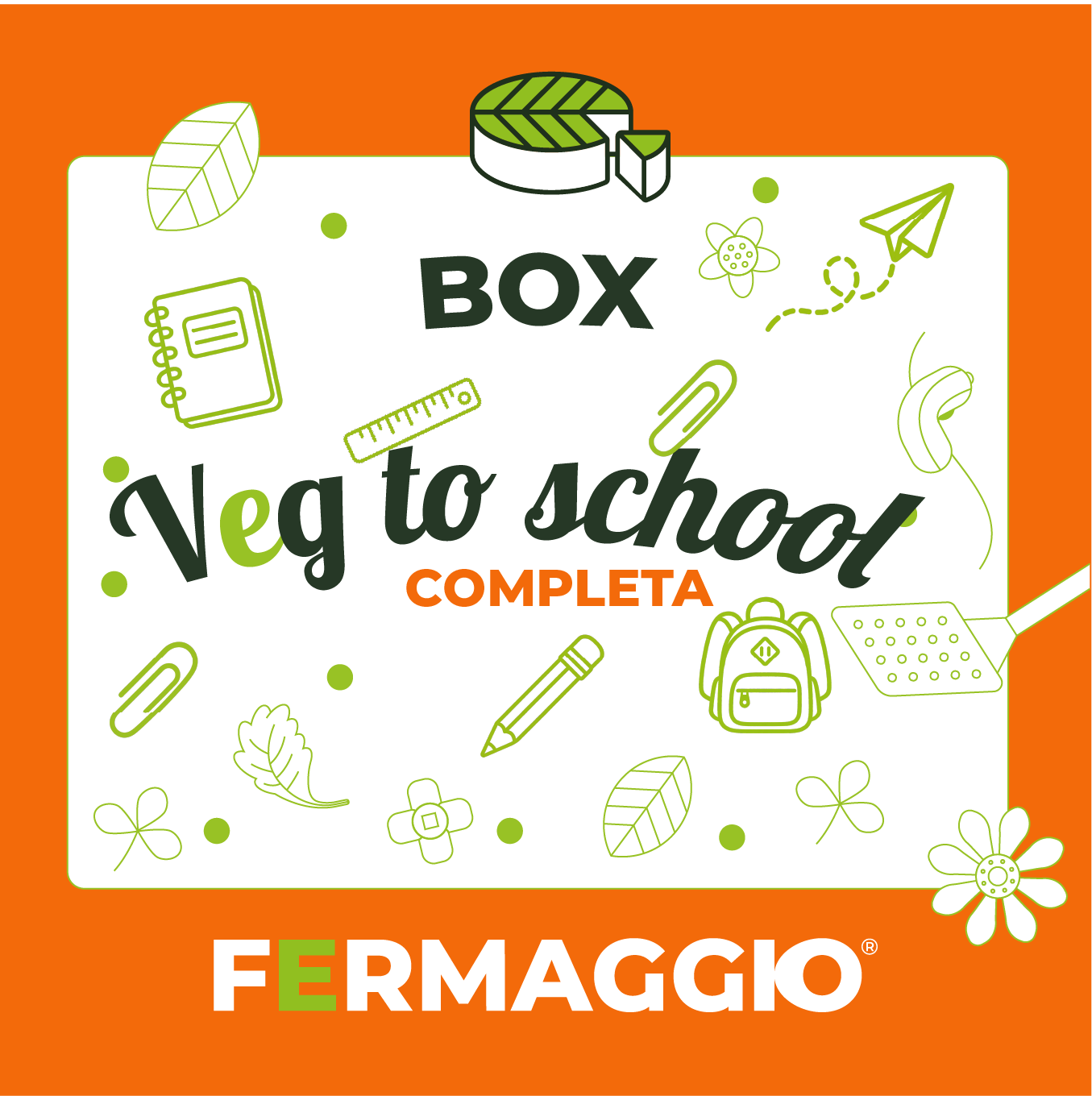 Box Completa del Rientro Fermaggio - 13 pezzi fra fette vegetali, arrosto e ravioli